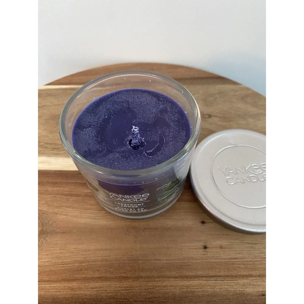 Yankee Candle Lakefront Lodge 4.3 oz Small Jar Tumbler  NEW